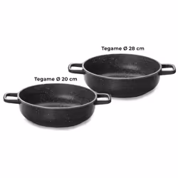 Batteria di Pentole 7 Pezzi in Alluminio Pressofuso Antiaderente Olympia Hard Cook - Vista aggiuntiva 3