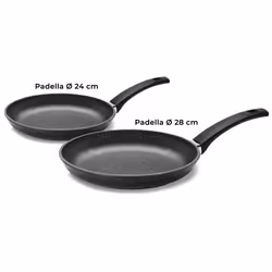Batteria di Pentole 8 Pezzi in Alluminio Pressofuso Antiaderente Olympia Hard Cook - Vista aggiuntiva 2