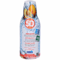 5D Depuradren Integratore Alimentare Drenante Tonificante Gusto Tè alla Pesca 500 ml