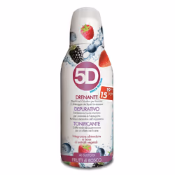 5D Depuradren Sleeverato Integratore Alimentare Drenante Frutti Bosco 500 ml