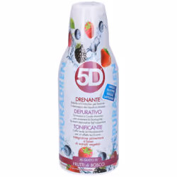 5D Depuradren Sleeverato Integratore Alimentare Drenante Frutti Bosco 500 ml