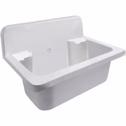 Lavandino da fissare al muro, adatto sia per interni che per esterni, non teme acqua e gelo VERSIONE C/PARASCHIZZI per muro C ...