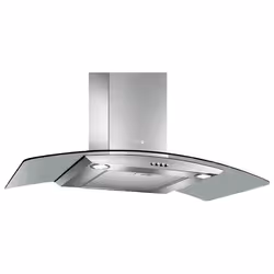 Turboair Pantheon, 400 m³/h, Aspirante, 62 dB, Cappa aspirante a parete, Acciaio inox, Trasparente, Vetro, Acciaio inox