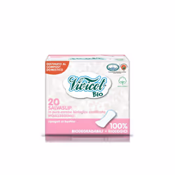 Sanicot Salva Slip con rivestimento in puro cotone, 20 pz, Inserto per l'incontinenza, Donna, Cotone, Pesticidi, ICEA, GOTS,  ...
