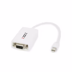 Aiino AIMDPVGA, 0,15 m, VGA (D-Sub), Mini DisplayPort, Maschio, Maschio, Bianco