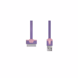 Aiino Dock / USB, Rosa, Viola, USB A, Apple 30-pin, 1 m, Maschio, Maschio