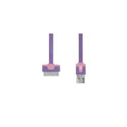 Aiino Dock / USB cavo per cellulare Rosa, Viola 1 m USB A Apple 30-pin