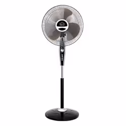 DCG Eltronic VE1621 TT, Nero, Argento, Pavimento, 40 cm, 50 W, 230V, 50Hz, 490 mm