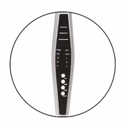 DCG Eltronic VE1621 TT ventilatore Nero, Argento