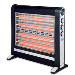 DCG Eltronic SA9724 stufetta elettrica Interno Nero 2400 W Riscaldatore di ambienti elettrico al quarzo