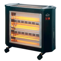 DCG Eltronic SA9624 stufetta elettrica Interno Nero 2000 W Riscaldatore di ambienti elettrico al quarzo