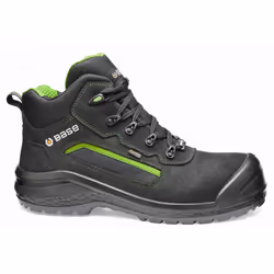Base Protection Be-Powerful Top, Maschio, Adulto, Scarpe antinfortunistiche, Nero, Verde, 200 J, CI, S3, SRC, WR
