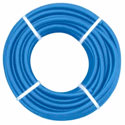 Tubo corrugato 20mm blu; Tubo corrugato pieghevole TC15 di diametro 20mm blu; Senza tiracavo  Tubo corrugato 20mm blu Tubo co ...