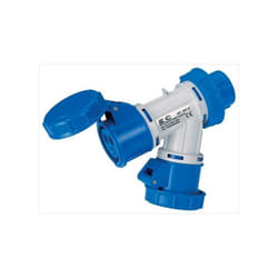 Elettrocanali - Moltiplicatore 2 Uscite Ip44 220V 2P+T 16A ( cod. EC690702 )