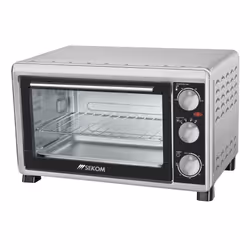 Sekom SGFR-23VS, 23 L, Nero, Argento, Manopola, 100 - 230 °C, Acciaio inox, 1 ripiani