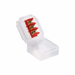 Morsettiera tripolare in gel box Pre-riempita con gel UL 94-HB Per 3 cavi della sezione di: 3-6 mmq Adatto per un uso interra ...