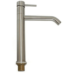 Miscelatore inox per lavabo Lena