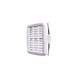 No Brand - griglia di aerazione in plastica rete+zanche mm. 210x210 per fori mm. 125-200 idroweb 3 pz