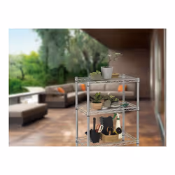 Serena Group Scaffale Robusto 3 Ripiani Cm 35 X 60 X H. 75 Per Uso Esterno - Vista aggiuntiva 2