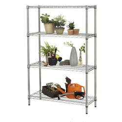Serena Group Scaffale Robusto 4 Ripiani Cm 35 X 90 X H. 137 Per Uso Esterno