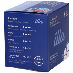 Illa® Care Assorbenti Notte Extra con Ali 12 pz