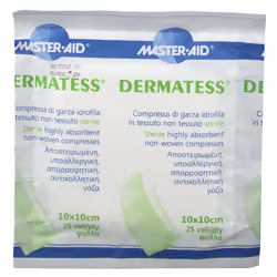 Dermatess Compressa Morbida Di Garza Sterile TNT Monoestensibile 10x10cm 25 Pezzi