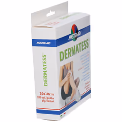 Dermatess Garza In Tessuto Non Tessuto 10X10 100 Pezzi
