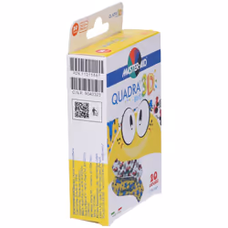 Maste-Aid Quadra 3D Boys Cerotto 20 Pezzi Assortiti