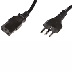 Ewent EC1903, 1,8 m, Spina di alimentazione di tipo L, Accoppiatore C13