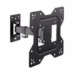 Ewent EW1521, 100 x 100 mm, 200 x 200 mm, -5 - 8°, -90 - 90°, Metallo, Plastica, Acciaio, Nero