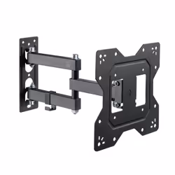 Ewent EW1522, 100 x 100 mm, 200 x 200 mm, -10 - 3°, -90 - 90°, Plastica, Acciaio, Nero