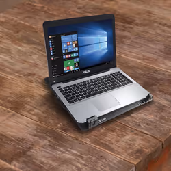 Ewent EW1258 base di raffreddamento per laptop 43,2 cm (17") 1000 Giri/min Nero