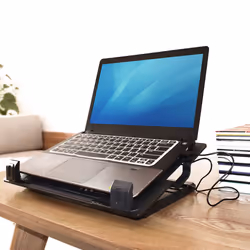 Ewent EW1258 base di raffreddamento per laptop 43,2 cm (17") 1000 Giri/min Nero - Vista aggiuntiva 4
