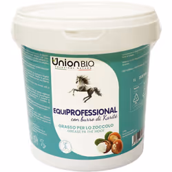 EQUIPROFESSIONAL Grasso naturale per lo zoccolo del cavallo Marca: Union B.I.O. Formato: Secchiello da 1 kg Grasso naturale p ...