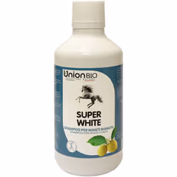 SUPERWHITE Shampoo delicato naturale ad azione sbiancante e ravvivante, ricco di estratti vegetali sinergici per cavalli 500 ...
