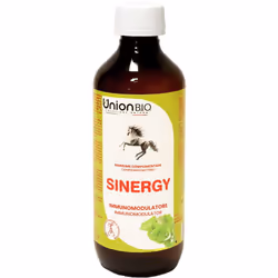 SINERGY Energia e benessere Formato 200 ml Marca: Union B.I.O. Mangime complementare per cavalli Multivitaminico con minerali ...
