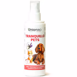 TRANQUILLO PETS Spray profumato calmante e rilassante per cani e gatti Formato 125 ml Marca: Union B.I.O. Spray con estratti ...