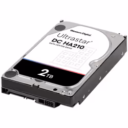 Western Digital Ultrastar DC HA210 disco rigido interno 2TB 7200 Giri/min 128 MB 3.5" Serial ATA III