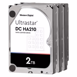 Western Digital Ultrastar DC HA210 disco rigido interno 2TB 7200 Giri/min 128 MB 3.5" Serial ATA III