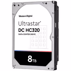 Western Digital Ultrastar DC HC320, 8 TB, 7200 Giri/min, 256 MB, 3.5", Serial ATA III