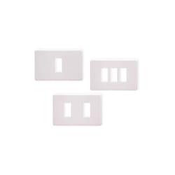 Fraschetti - placche abs scatto 3 p. BIANCHE-8903.B12