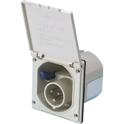 Presa esterna cee P17 16A 230V 100x100mm