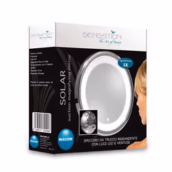 Macom Specchio luce led ingrandente 7x con ventose - Vista aggiuntiva 5