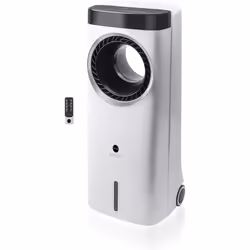 Macom Raffrescatore evaporativo senza pale con ventilatore centrifugo Bladeless Cyclone, Raffrescatore evaporativo, Bianco, 2 ...
