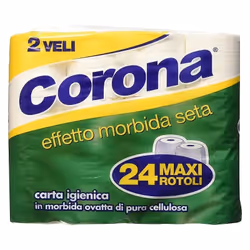 La carta igienica Corona è pensata per offrirti il comfort che ricerchi; questo perché è morbida, consistente e delicata sull ...