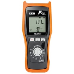 Ht Italia - Strumento per verifiche di sicurezza cei 64-8 con funzioni multimetro trms M75L