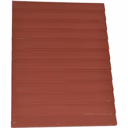 - Pannello tetto - Marca Due Esse - Colore terracotta - Dimensioni 17x24 cm Pannello per tetto lastricato lineare di colore t ...