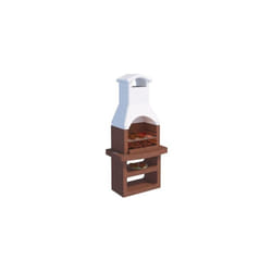Fraschetti - barbecue beton carbone prefabbricato in cemento CM.L90xP59xH184