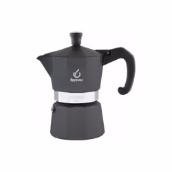 Codice: 8033237332585 Marca: FOREVER. Alluminio Manico e pomolo bachelite colore nero Guarnizione in silicone