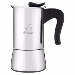 CAFFETTIERA MISS SPLENDY Caffettiera Miss Splendy in acciaio inossidabile dall'apertura ergonomica. Guarnizione in silicone e ...